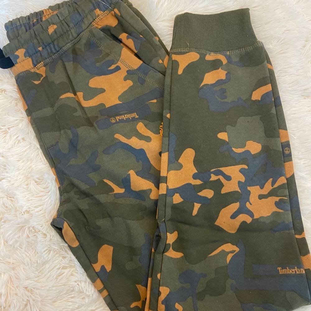 🆕💚Big Boys Timberland Camo Joggers💚